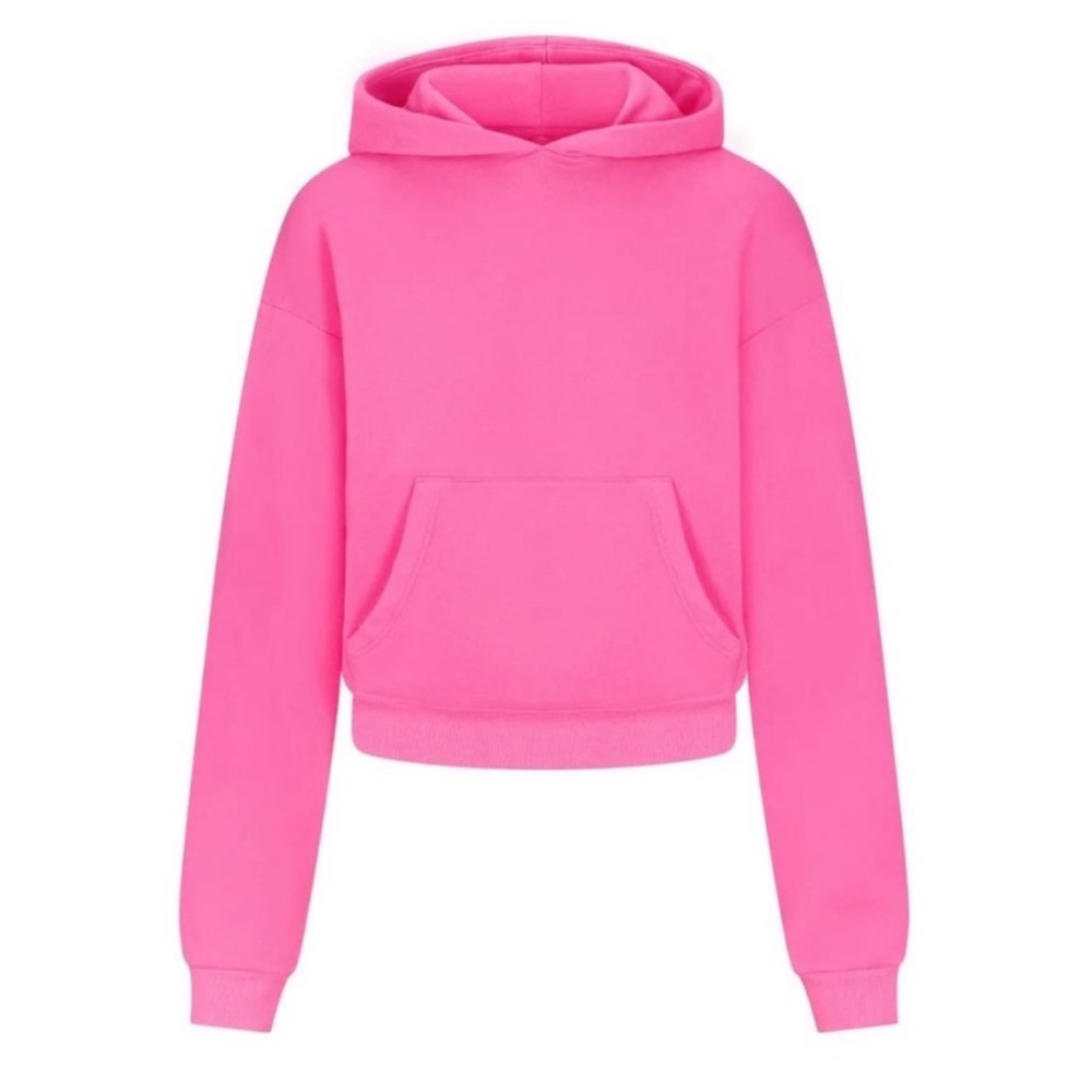 SKIMS COTTON FLEECE BUBBLEGUM HOODIE!!